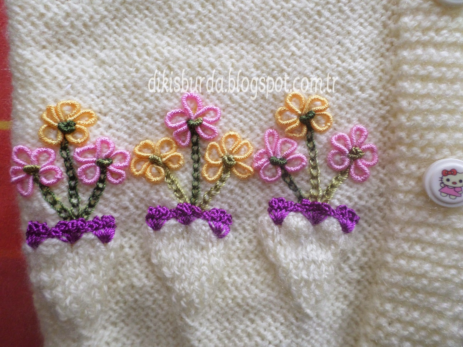 Dikiş Burda BREZİLYA İŞİ İŞLEMELİ BEBEK YELEĞİ