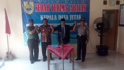 DANRAMIL SIDOHARJO HADIRI SERAH TERIMA JABATAN KEPALA DESA JETAK