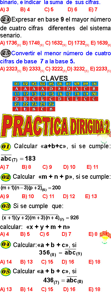 Sistemas De Numeracion Ejercicios Resueltos Pdf