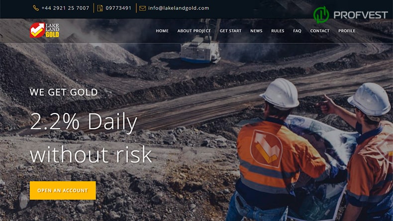 Повышение проекта LakeLand Gold Повышение LakeLand Gold
