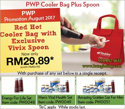 Promosi Shaklee Ogos 2017 | Cooler Bag Merah http://www.kateginting.com/2017/08/promosi-shaklee-ogos-2017.html