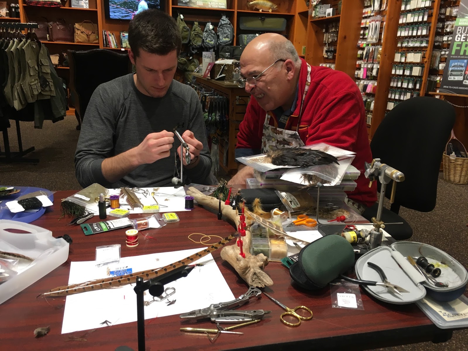 N Y C Reservoir Fishing Orvis Fly Tying Class 201