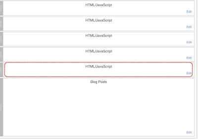 Manage grid layout template for blogger Insert Ad Code to HTML Box Area