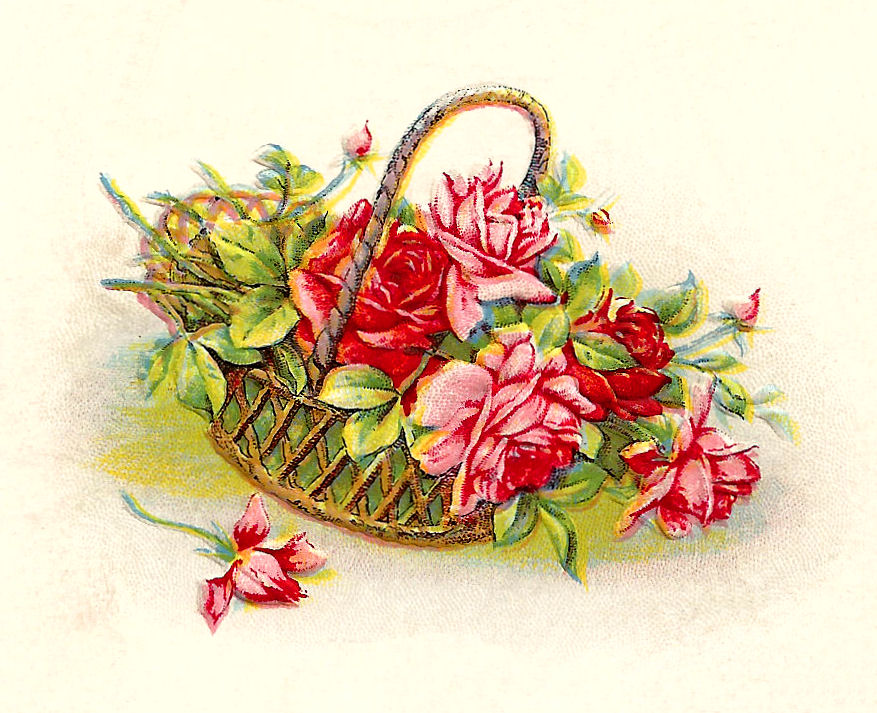 free clip art flower baskets - photo #24