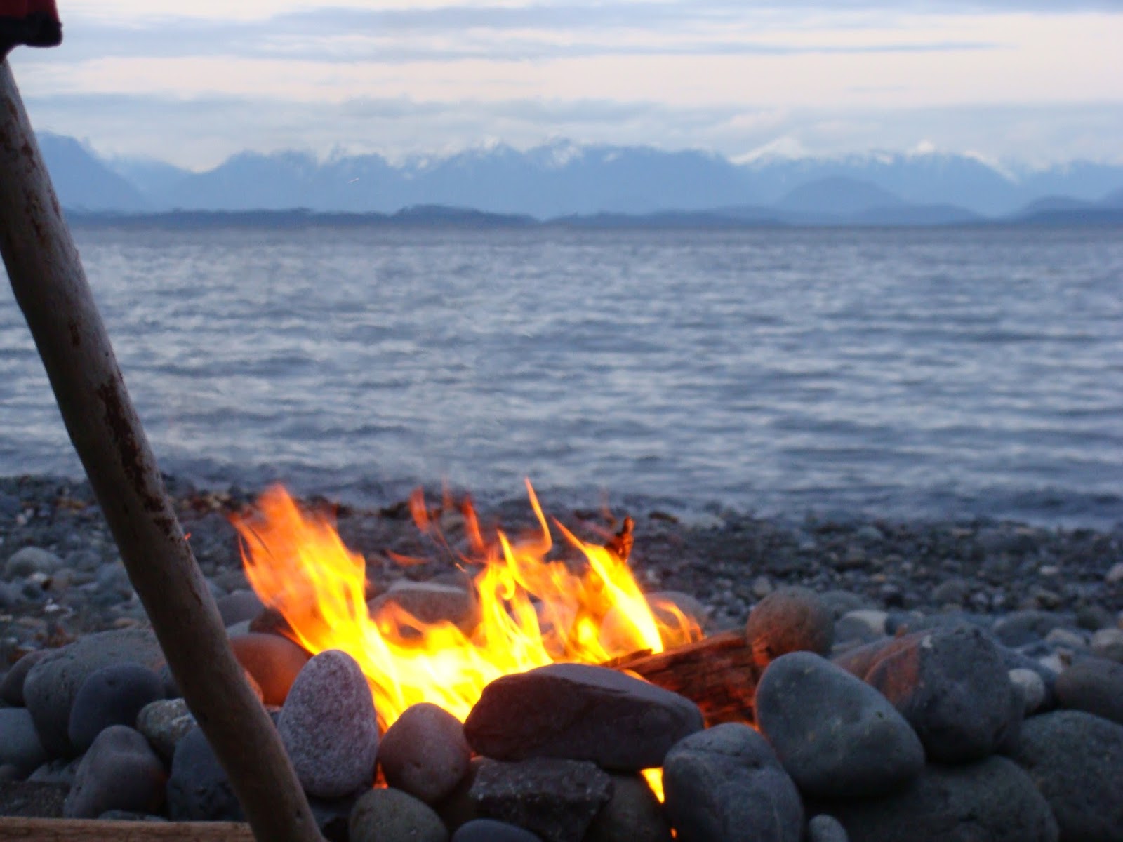 View from the Pew Breakfast Around a Bonfire