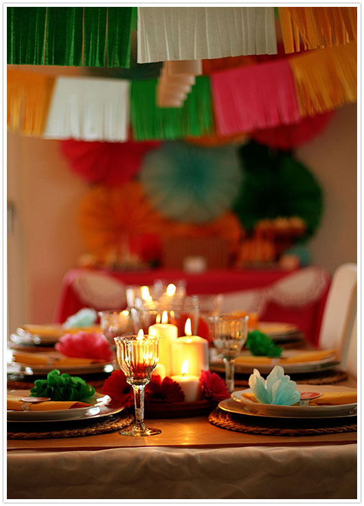 Mexican Fiesta Dinner Table