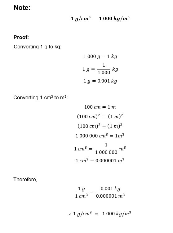 Density and Relative Density