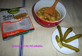 IAHNIE DE FASOLE CU CUBURI DE SOIA