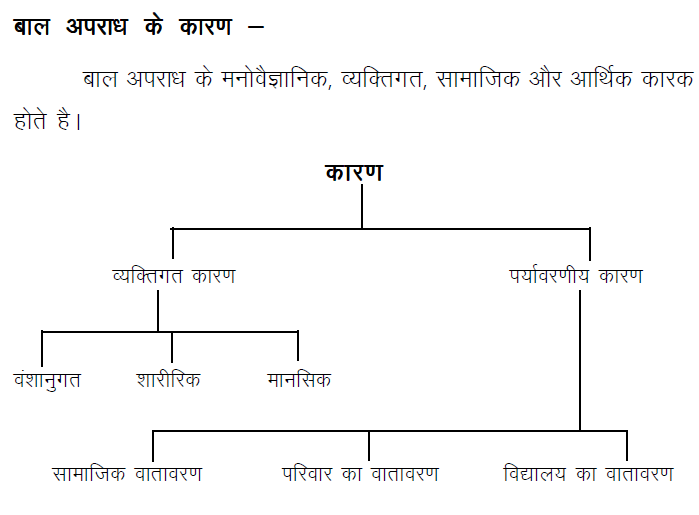 बाल अपराध के कारण बाल अपराध के कारण