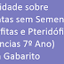 Atividade sobre Plantas sem Sementes: Briófitas e Pteridófitas (Ciências 7º Ano) com Gabarito