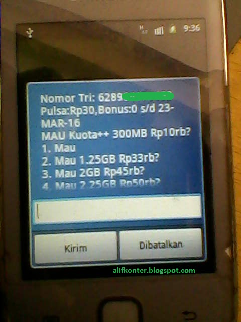 Cara Cek Nomor Tri Sendiri | AlifKonter