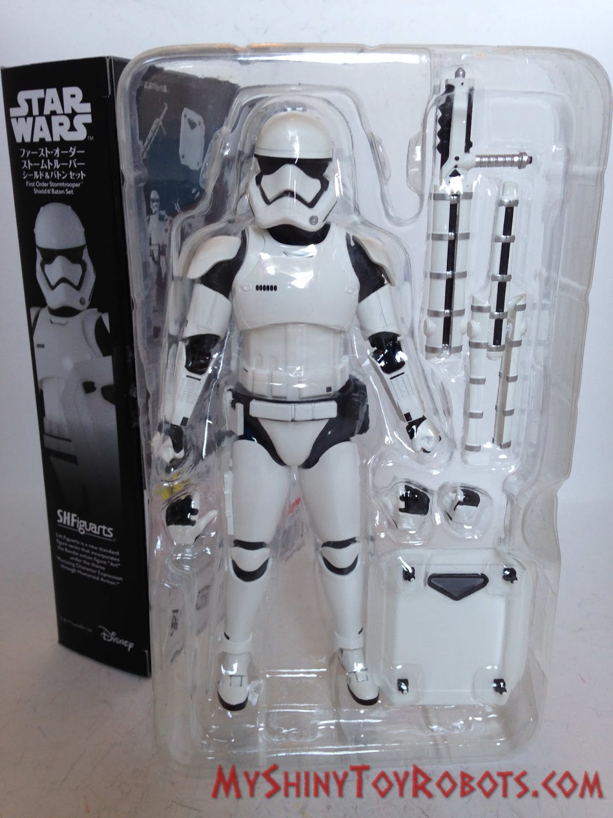 S.H. Figuarts Star Wars (The Last Jedi) First Order Stormtrooper Officer  Set Review 