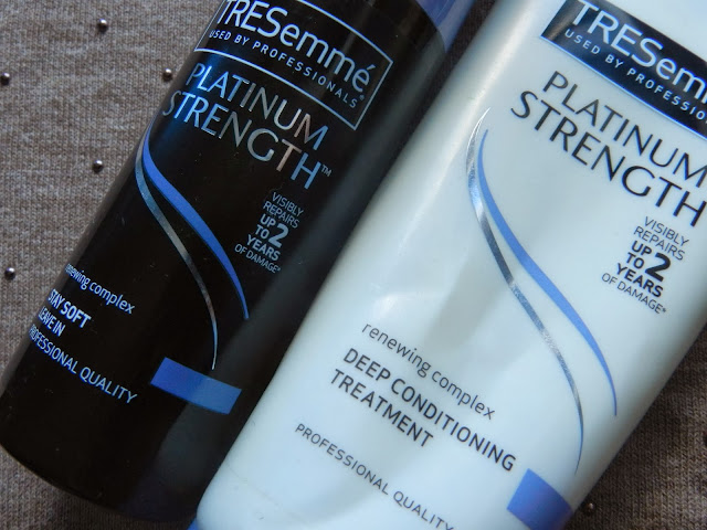  Tresemmé Platinum Strength Stay Soft Leave In & Tresemmé Platinum Strength Deep Conditioning Treatmen