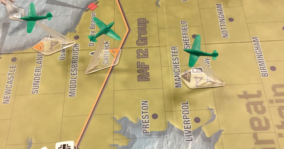 wargames and walking Battle of Britain board game first game