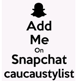 Add us on snapchat