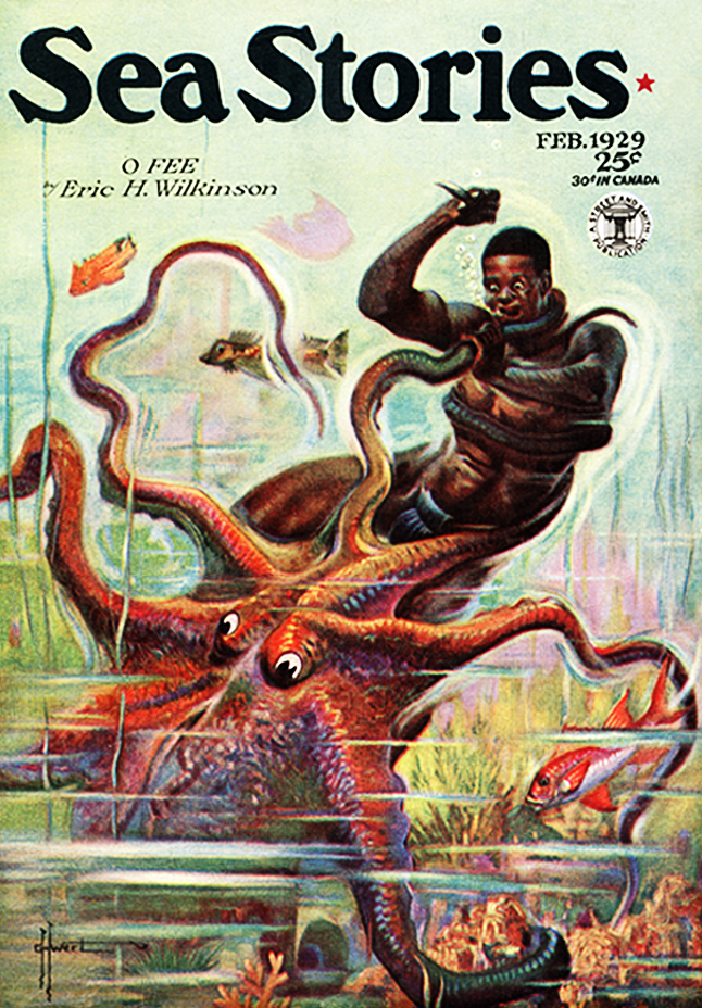 Sea stories. Журнал Спрут. Щупальца сверхъестественное. Octopus Pulp Covers. Осьминог плакат реклама.