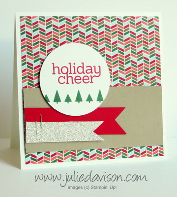 Stampin' up! Holiday Catalog: Cheerful Tags Card