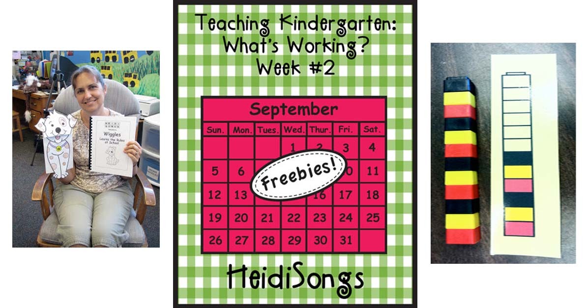 Teaching Kindergarten What S Working Week 2