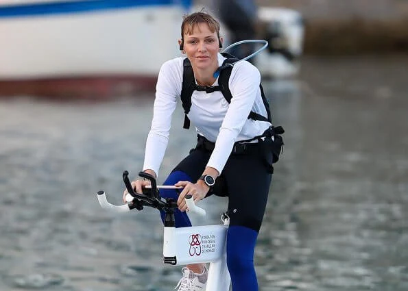 Princess Charlene is currently in Corsica together with her family, Prince Albert, Hereditary Prince Jacques and Princess Gabriella