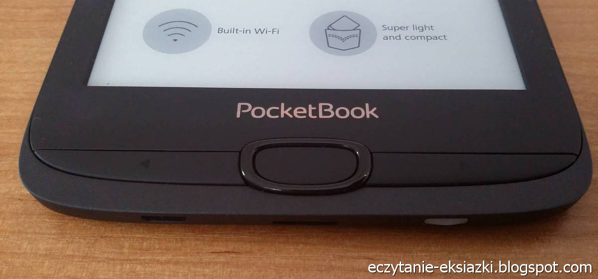 PocketBook Basic Lux 2 – dolna część obudowy z pierścieniem i przyciskami
