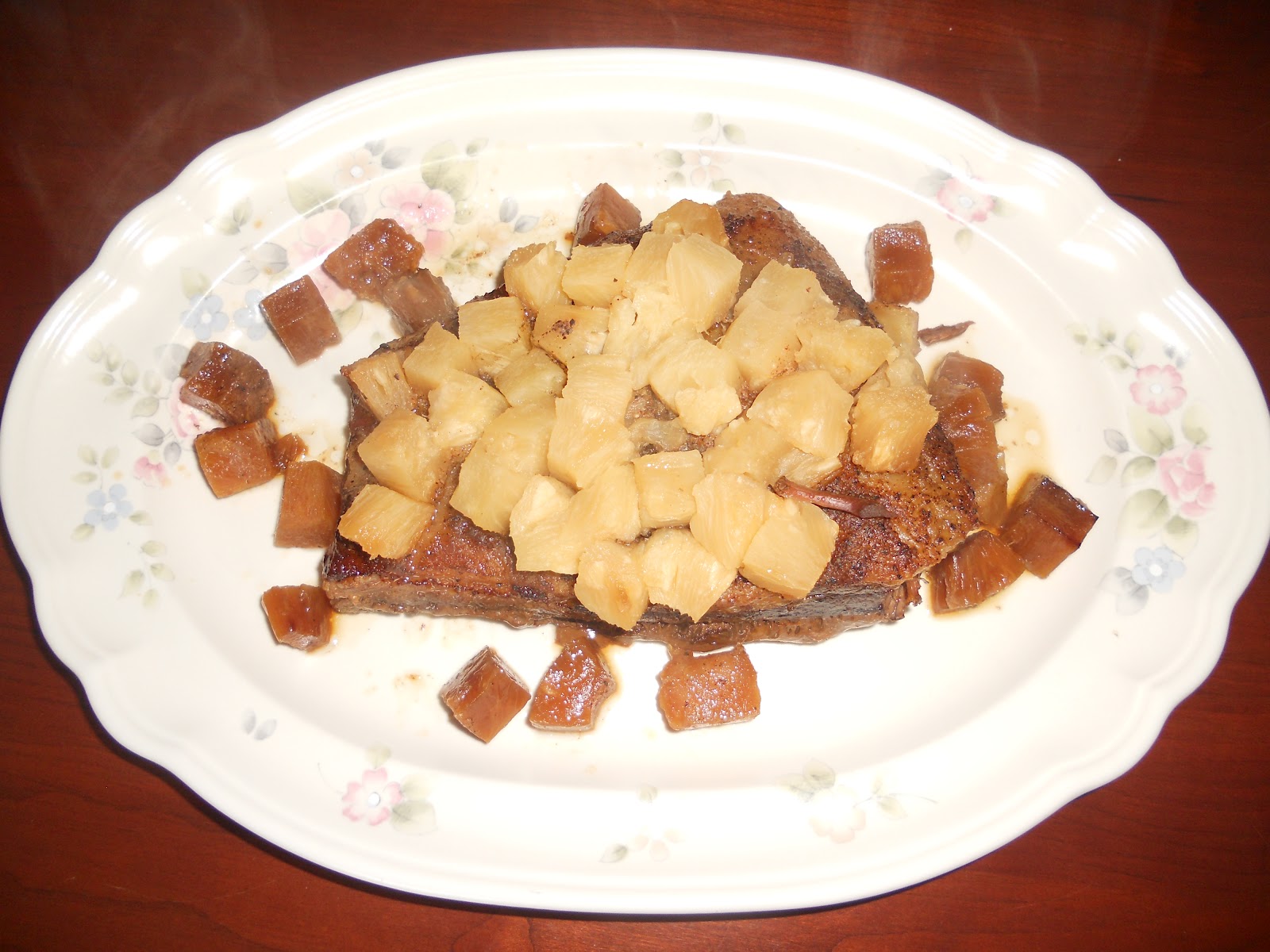 Sisters on a Crocking Mission Pineapple Beef Brisket