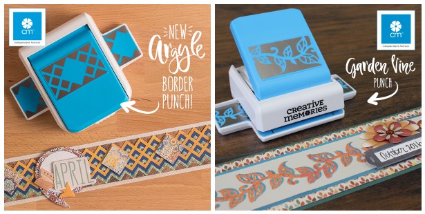 how to use creative memories stand alone border punches organized