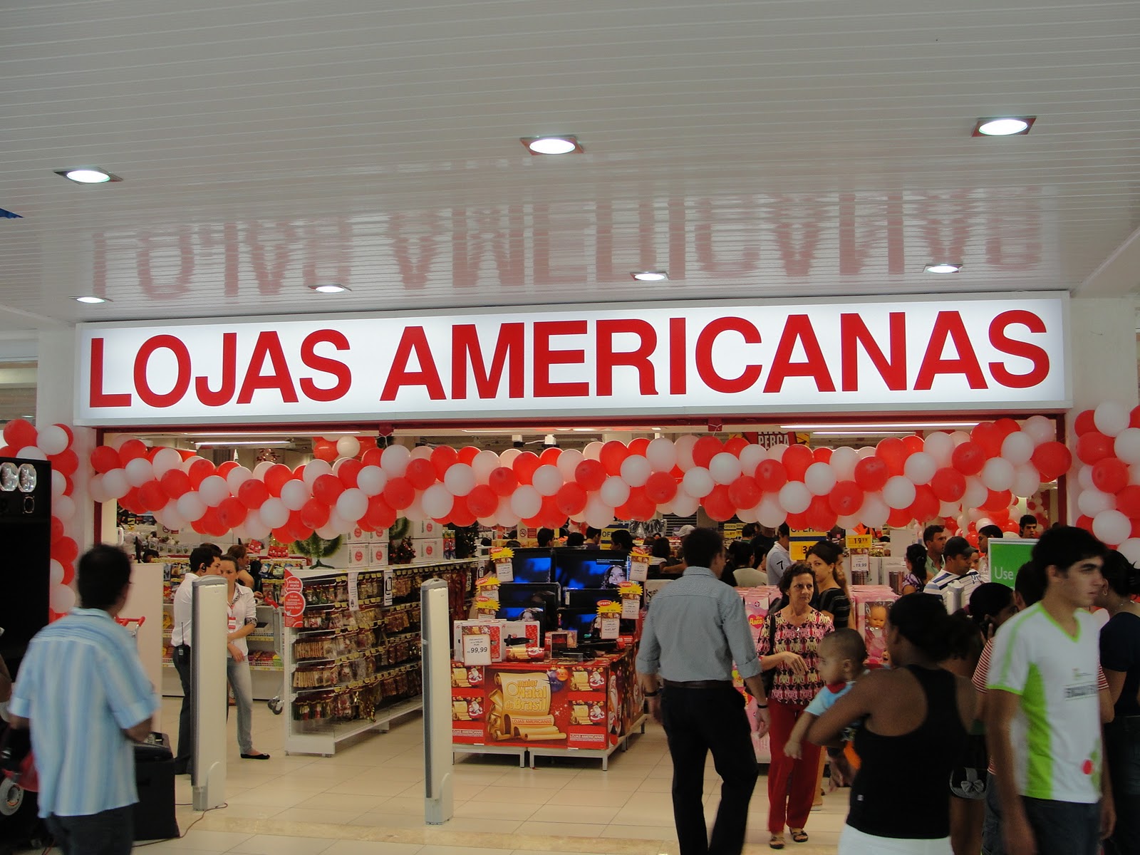 CAJAINFORMADO Inauguração das Lojas Americanas foi um sucesso e atraiu um grande público no