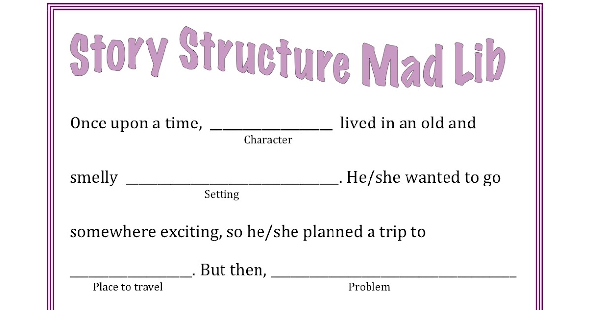 Original Mad Libs Character