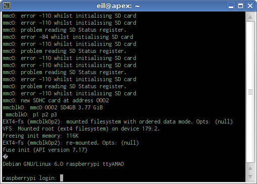 Das Bityard: Raspberry Pi Serial Console in Linux
