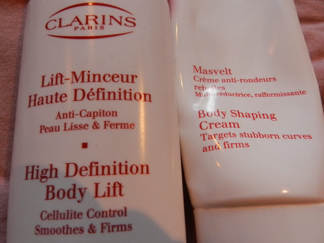 Clarins High Definition Body Lift and Clarins Body Shaping cream