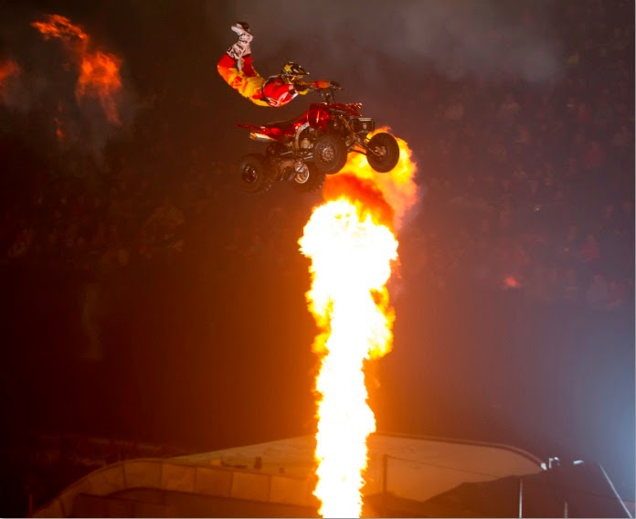 Nuclear Cowboyz motorcycle stunt show