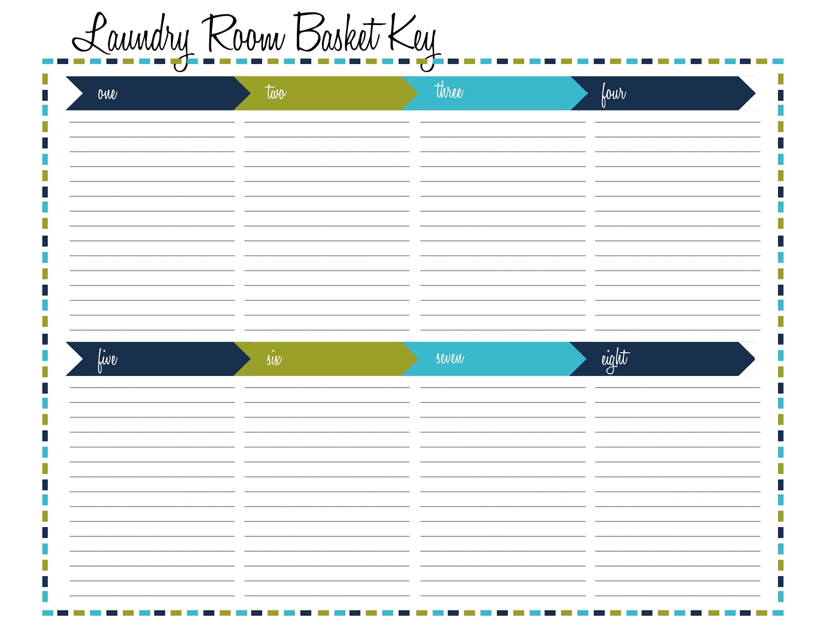 Laundry Labeling Printables | The Homes I Have Made