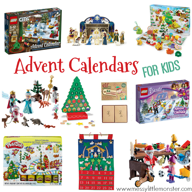 Kids advent calendars. A fun way to countdown to Christmas