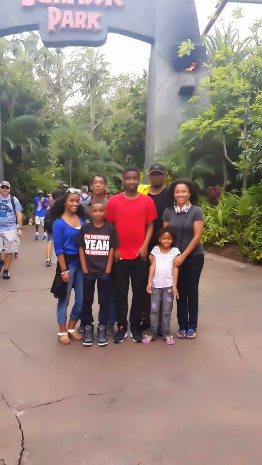 Ibinabo Fiberisima shares pics of Fiancee Uche&their kids @Disneyland
