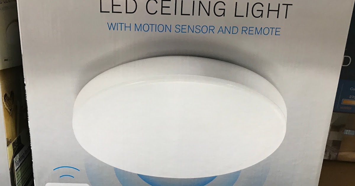 Winplus LED Ceiling Light with Motion Sensor and Remote Costco Weekender