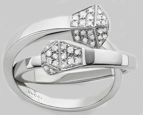 Sortija Gucci con diamantes Joyas Gucci