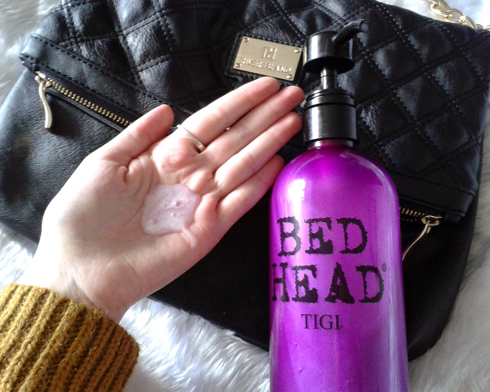 8. TIGI Bed Head Dumb Blonde Purple Toning Shampoo - wide 1
