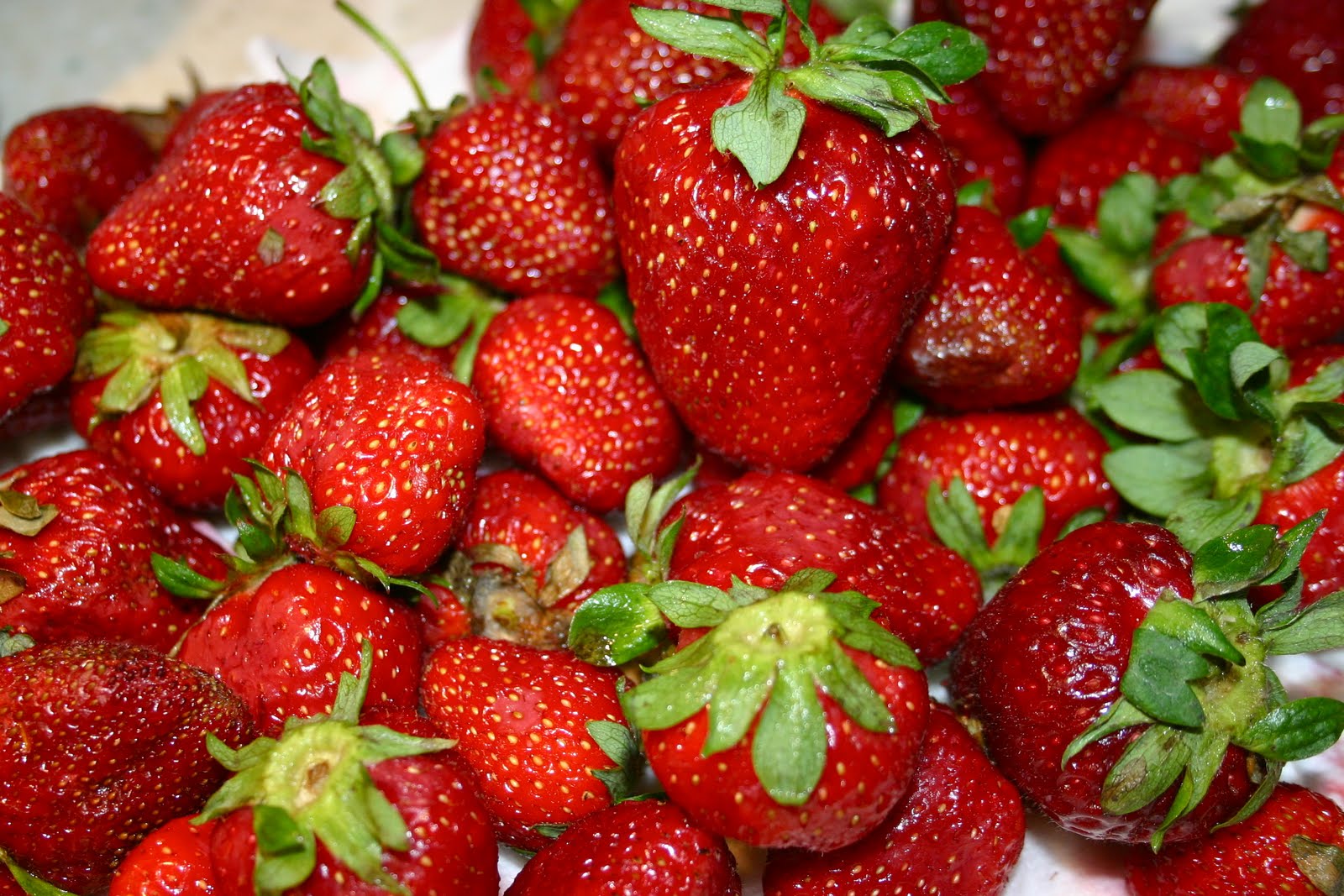 Flannel Jammies Farm Canning local strawberries...