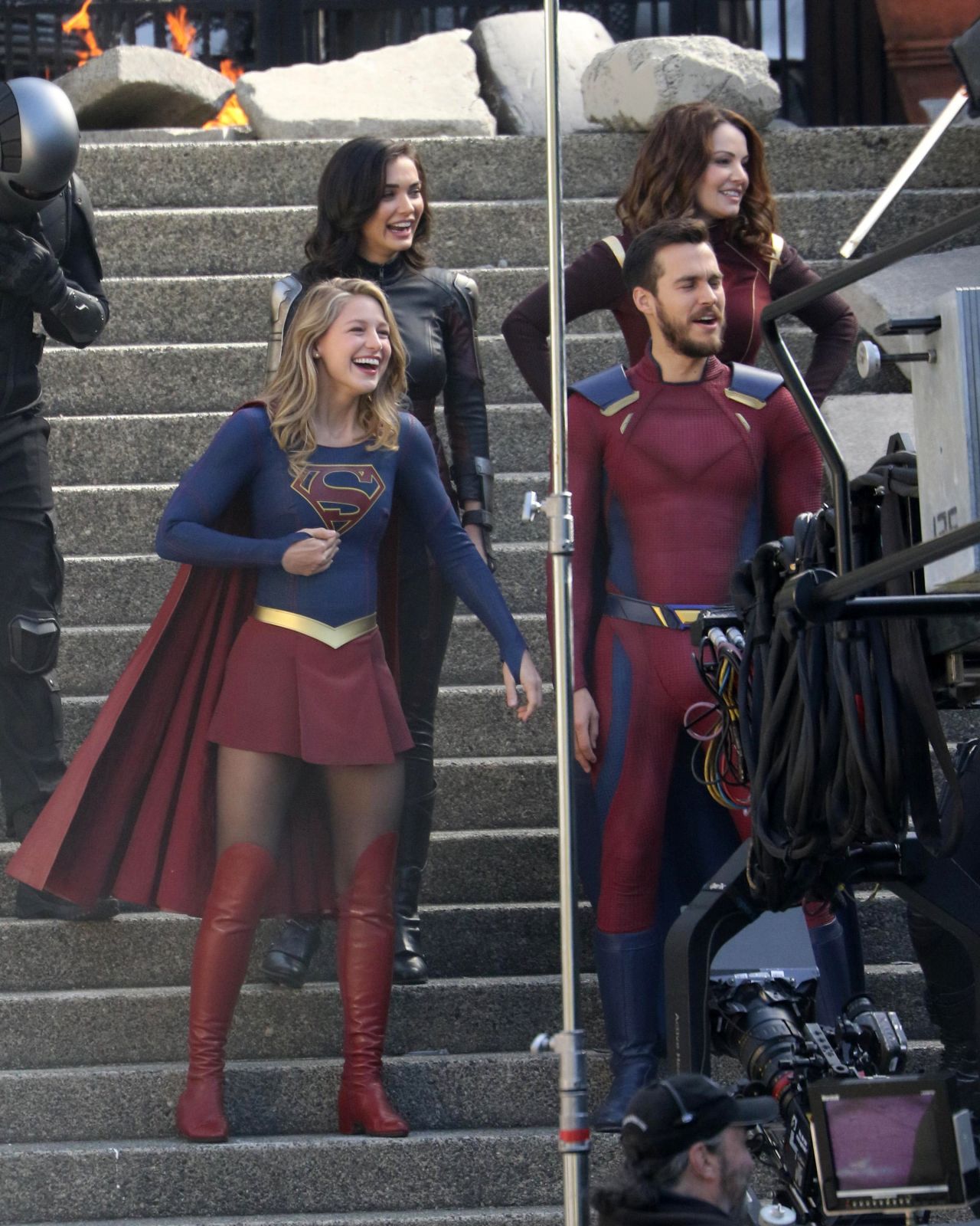 Melissa Benoist: Filming Supergirl action scenes -13 