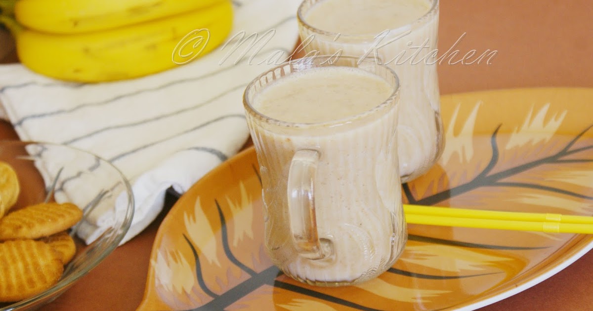 Banana & Dates Milkshake MalasKitchen