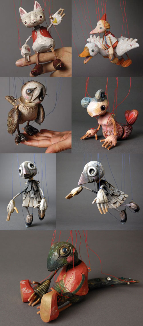 My Owl Barn Puppets by Japanese Artist Sota Sakuma