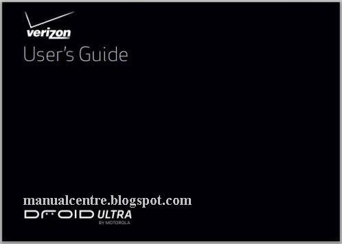 Motorola Droid Ultra Manual Cover