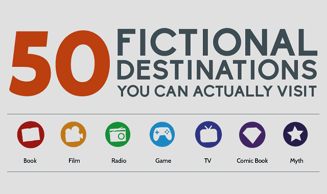 Image: 50 Fictional Destinations You Can Actually Visit