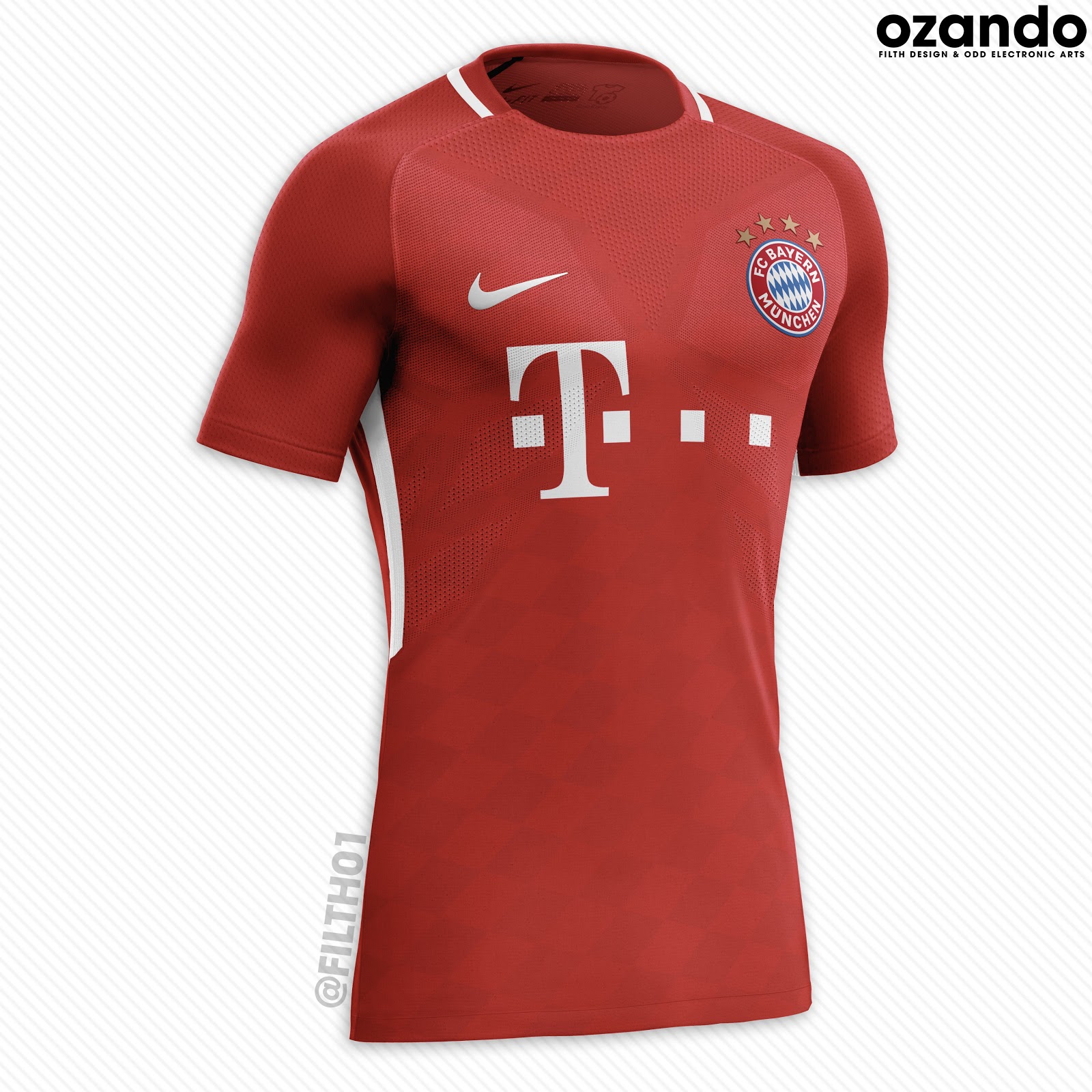 Bayern München und Borussia Dortmund Nike Konzepttrikots von Ozando ...