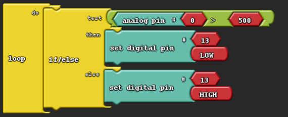 Ardublock: Entorno de programación gráfica para Arduino