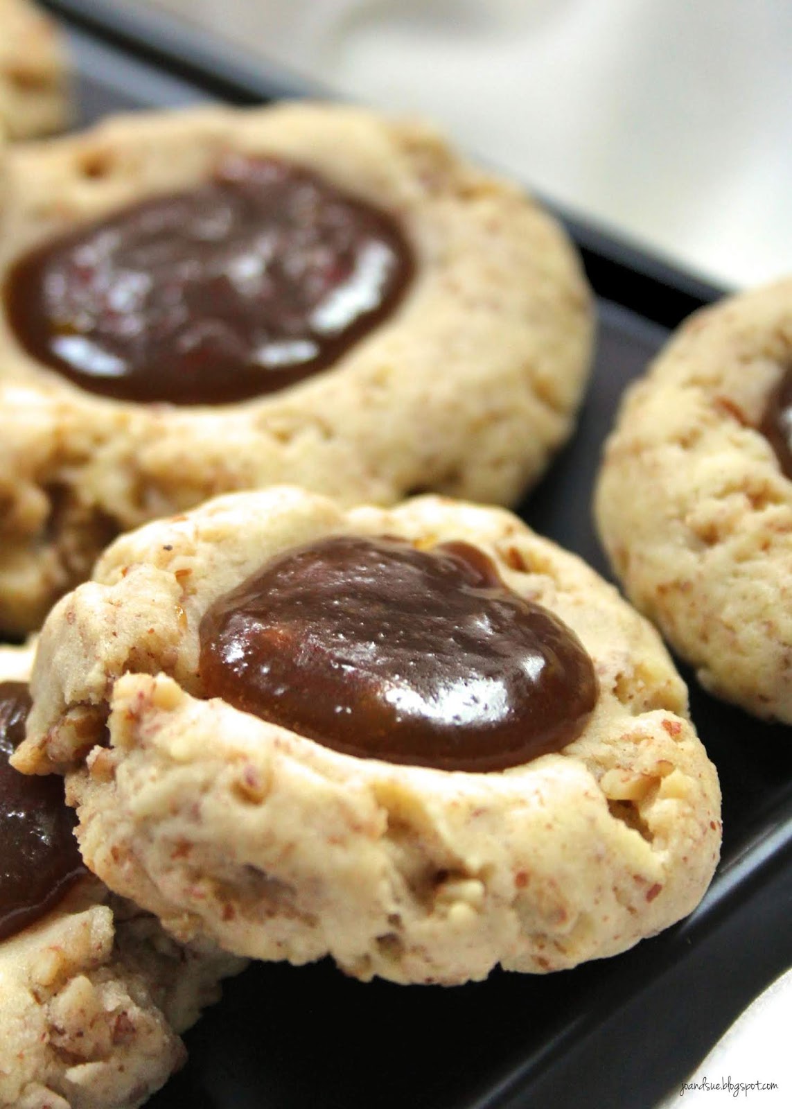 Jo and Sue Butter Tart Thumbprint Cookies