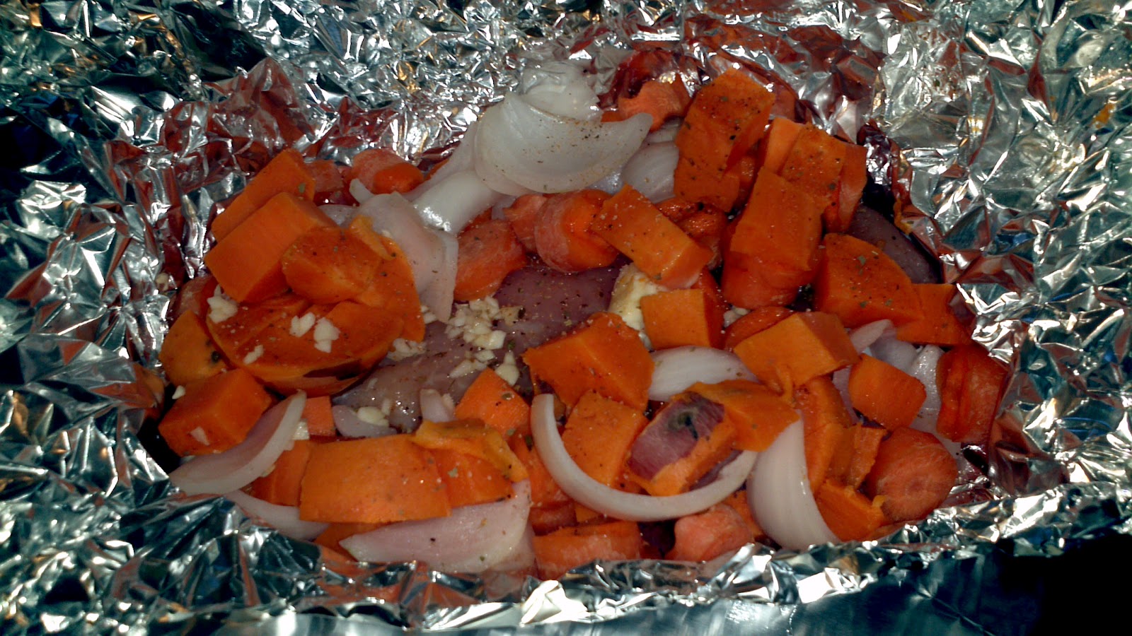 Cooking with Kate! Tin Foil Dinners by Ian!