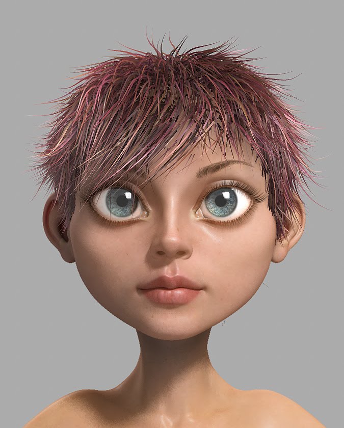 Hair Test4 olga parshina animation 2011 Hair Test4 olga parshina animation 2011
