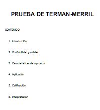 escala de terman merril