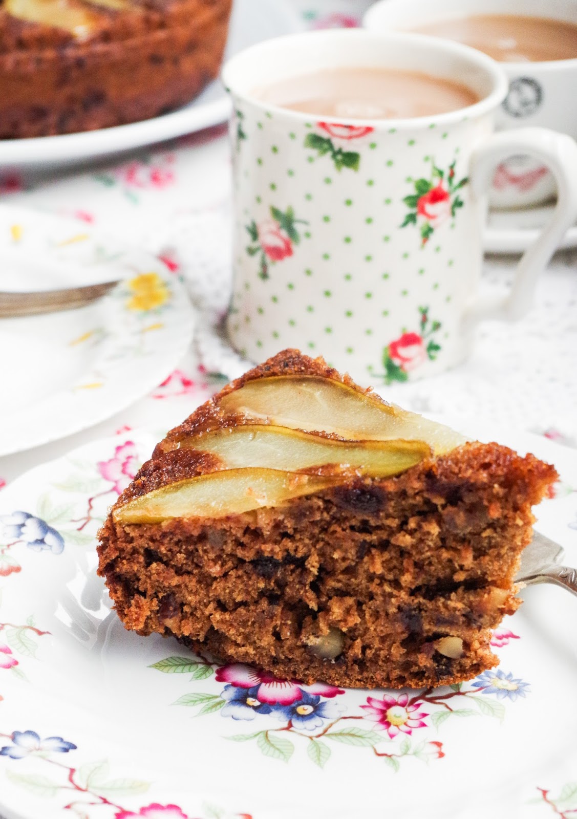 Pear & Ginger Spice Cake Euphoric Vegan